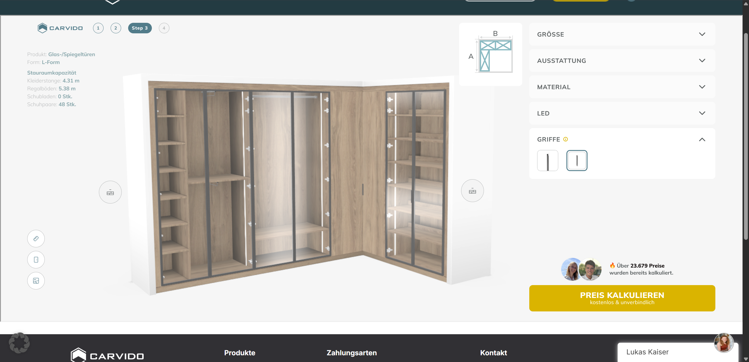 Carvido 3D Cabinet Configurator by Digital Tails Group | Interact Gallery